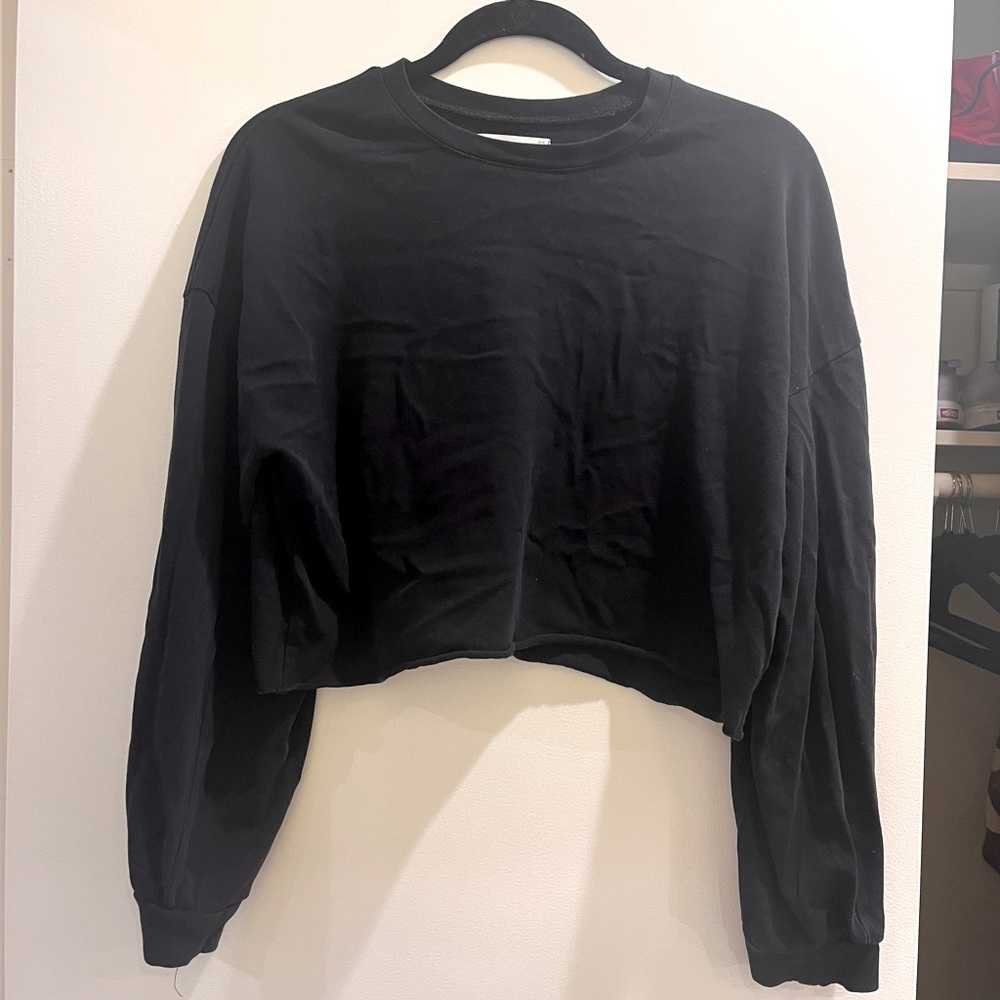 Oak + Fort Long Sleeve Cropped Shirt